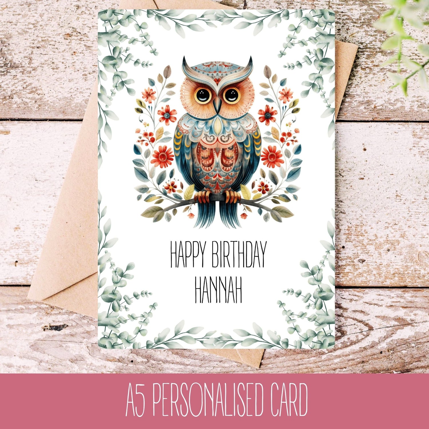 Owl Greetings Card