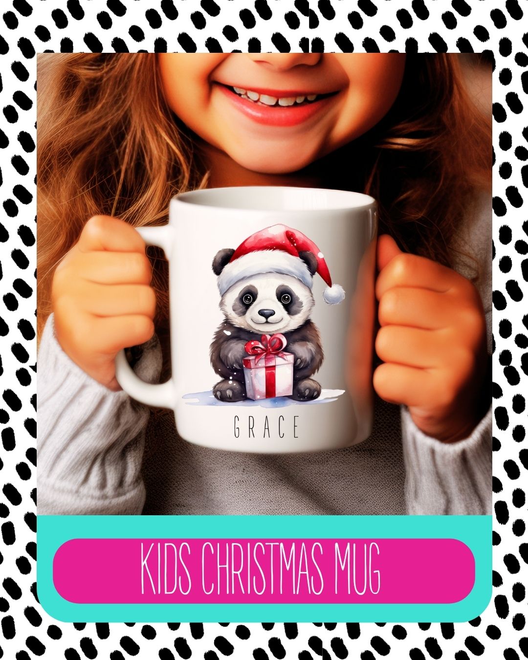 Panda Christmas Mug