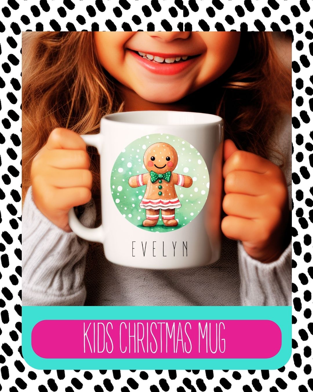 Personalised Gingerbread Mug