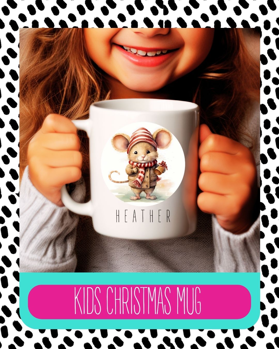 Personalised Mice Mug