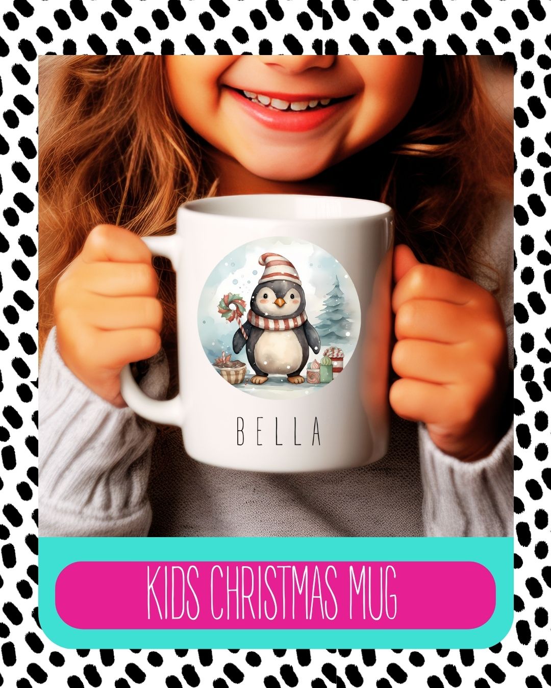 Personalised Penguin Mug