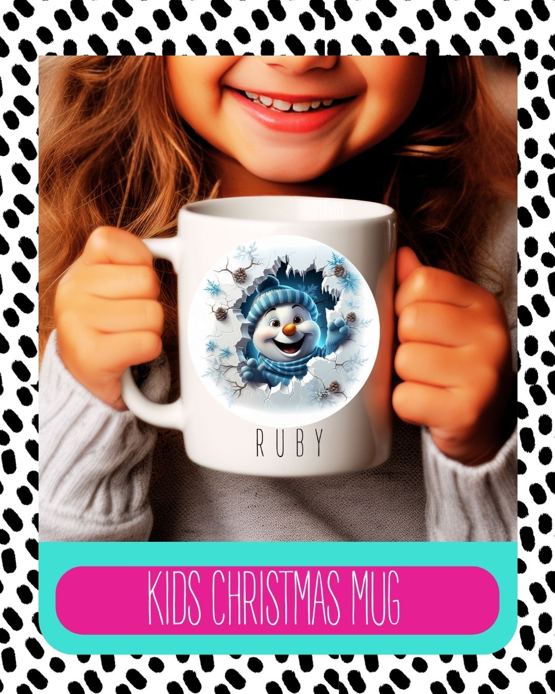 Personalised Snowman Mug