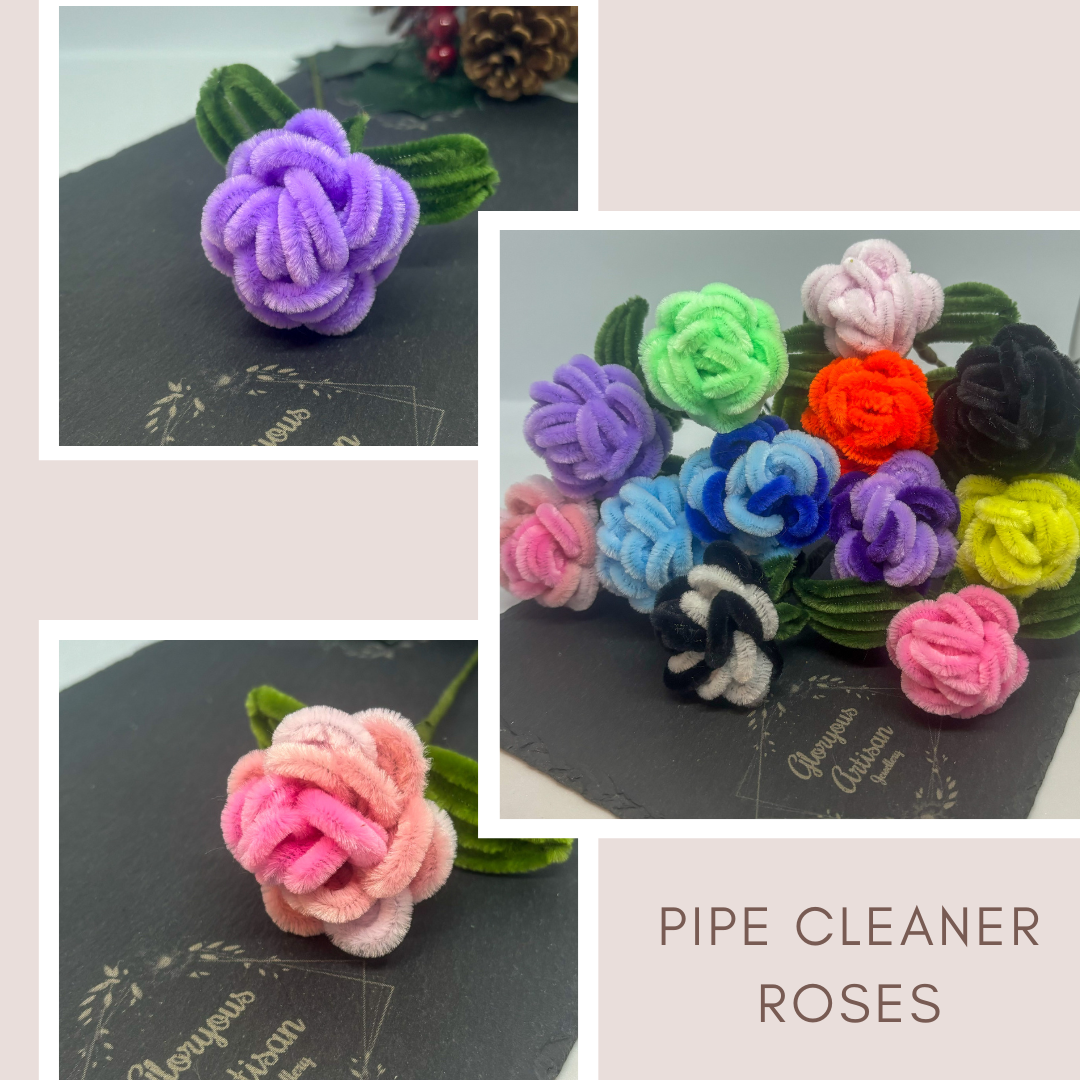 pipe cleaner rose