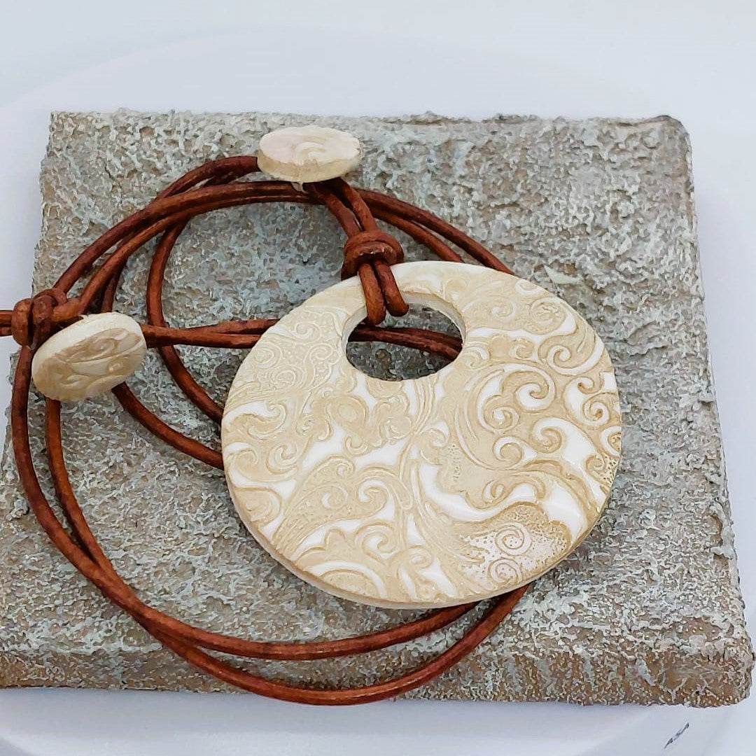 unusual clay jewellery