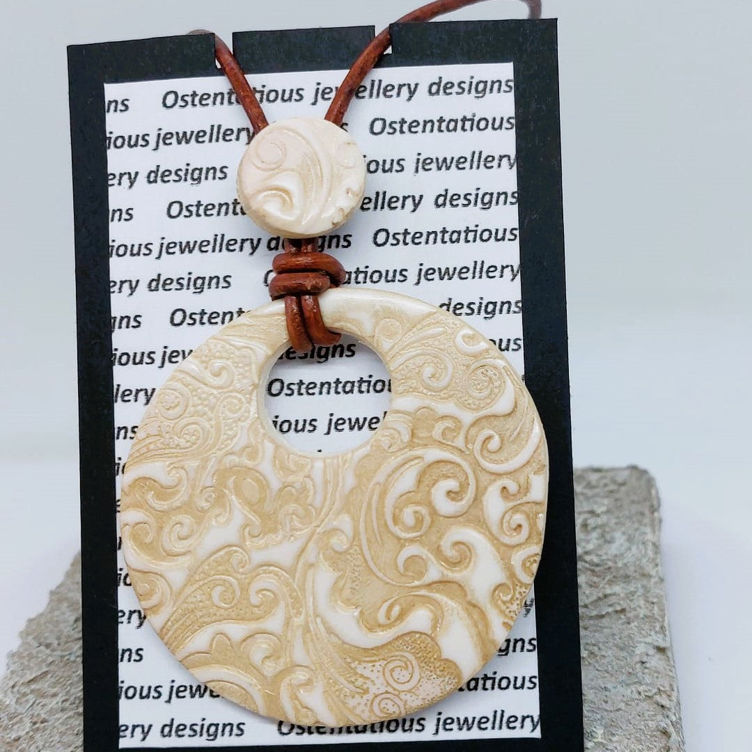 Polymer Clay Pendant | Clay Pendant