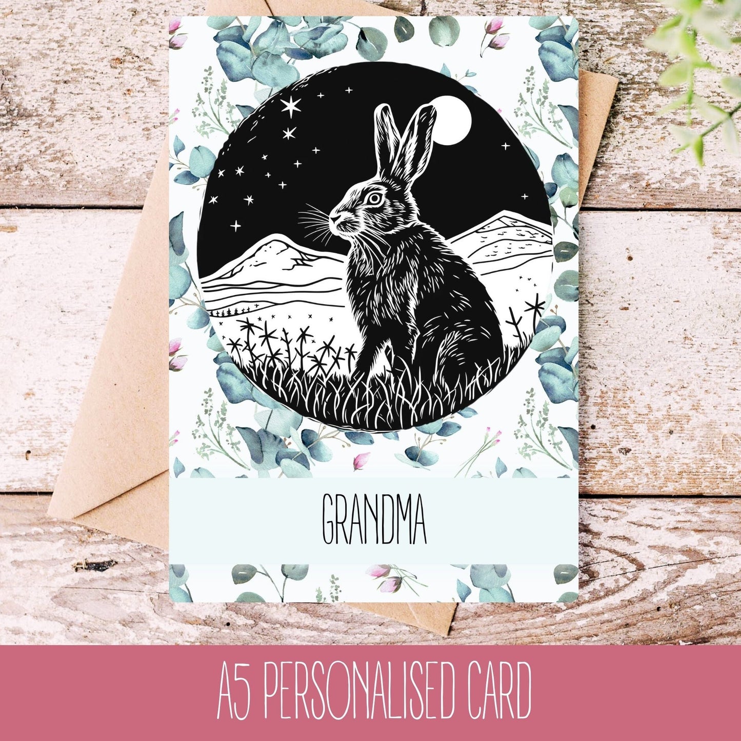 Pretty Hare Card