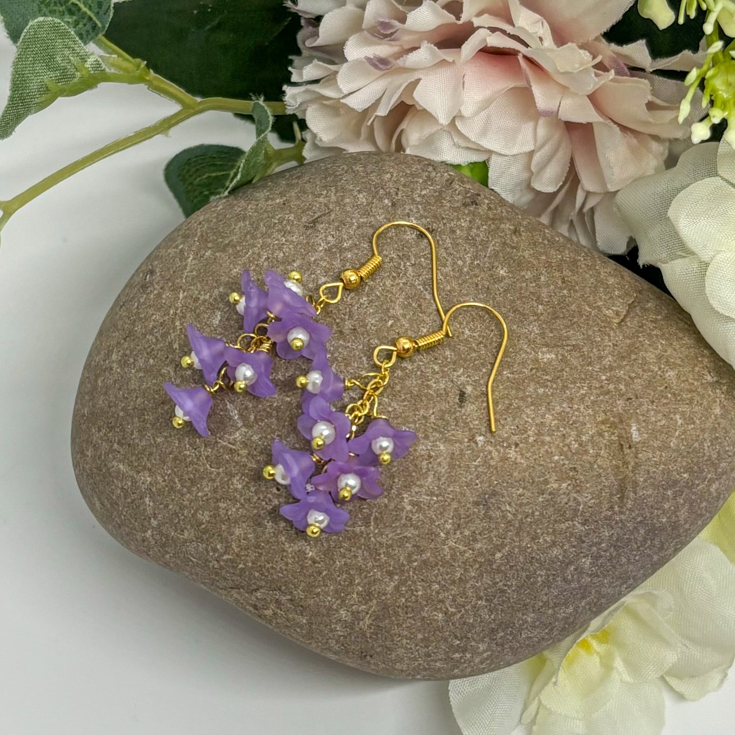 dangle-flower-earrings