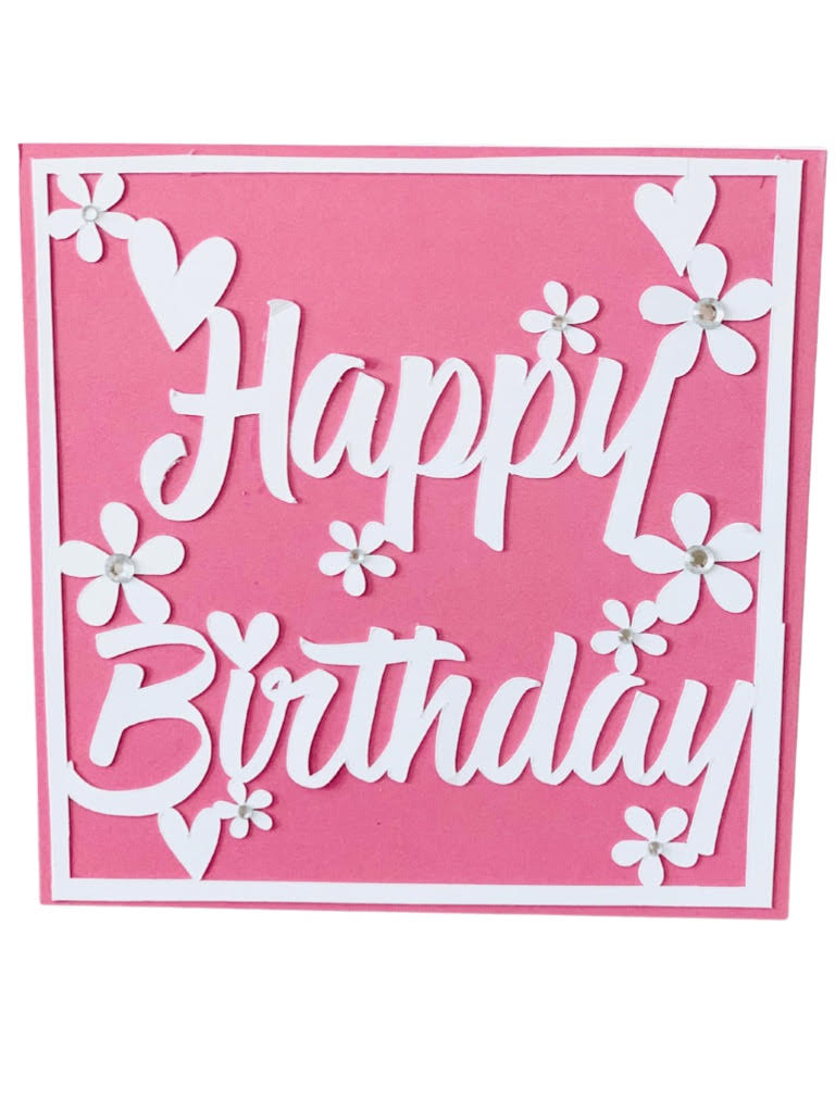 Flower Birthday Cards | Handmade Birthday Cards – Beautifully Handmade UK