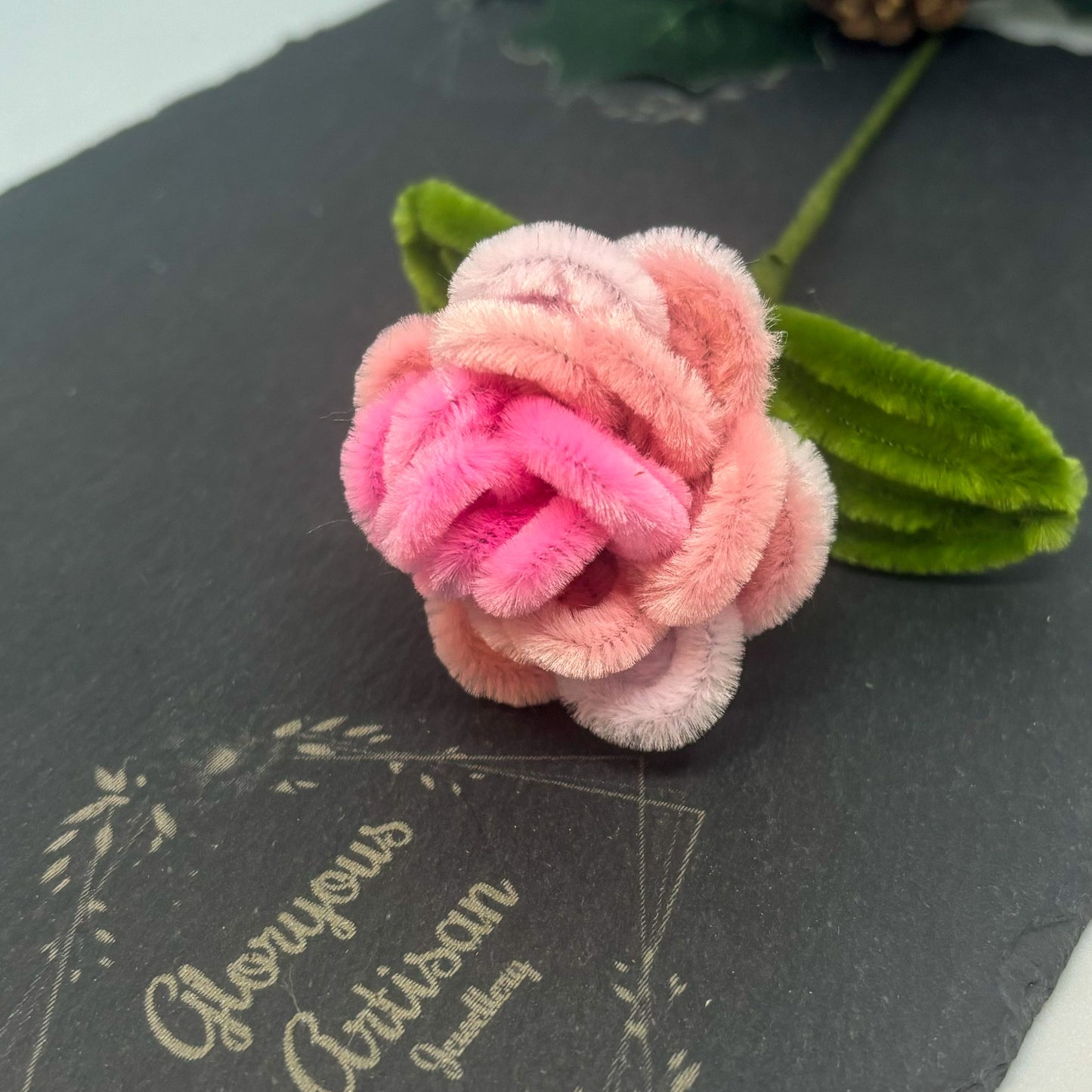 pipe cleaner rose