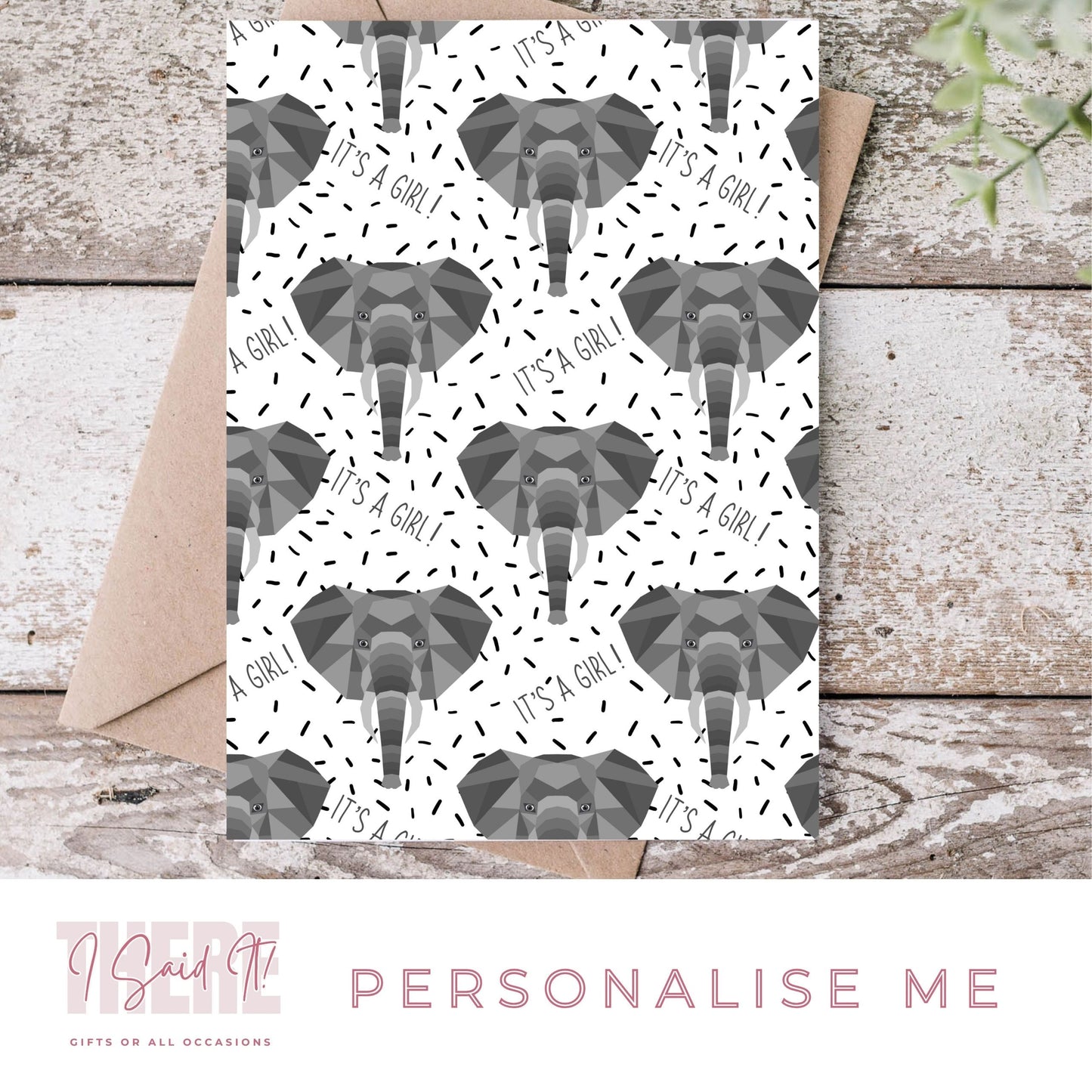 elephant-newborn-baby-girl-card