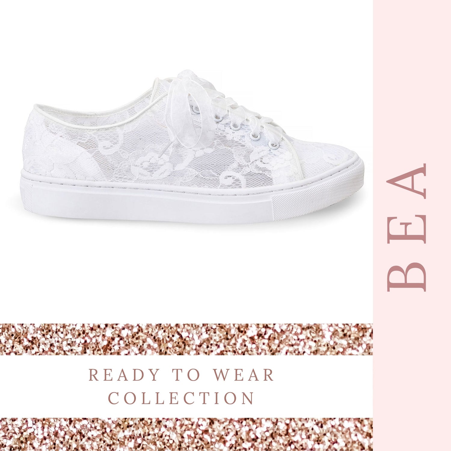 Ivory hot sale wedding trainers