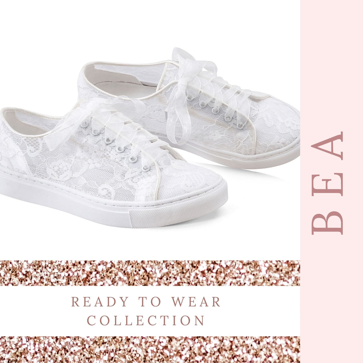 Platform on sale wedding trainers