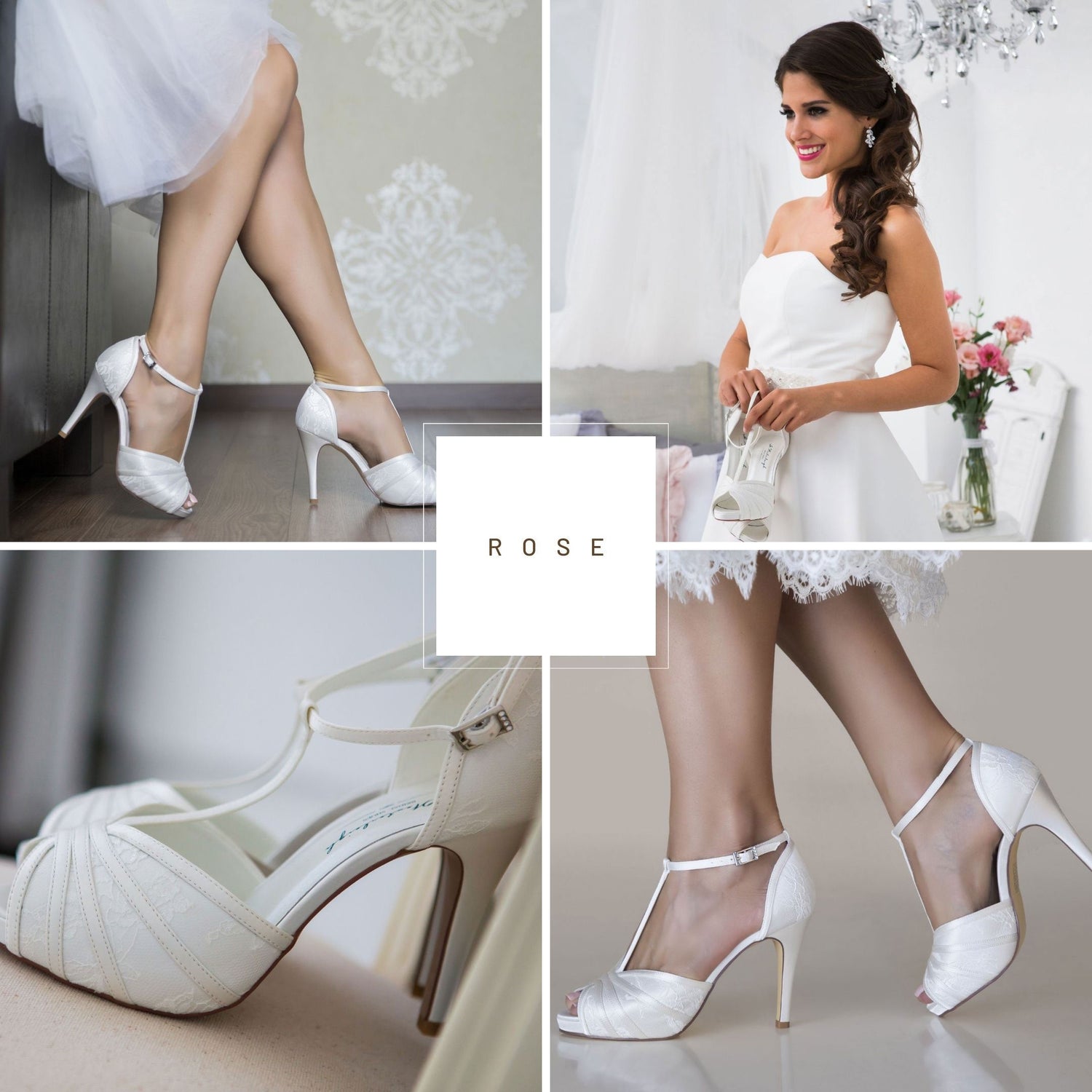 Ivory platform sale wedding shoes