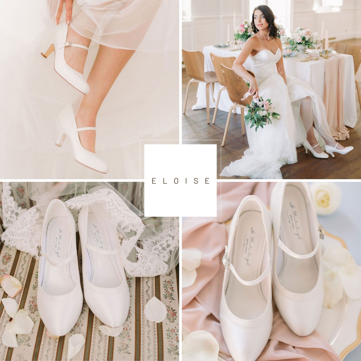 Ivory Mother Of The Bride Shoes Bridal Mid Heels Beautifully