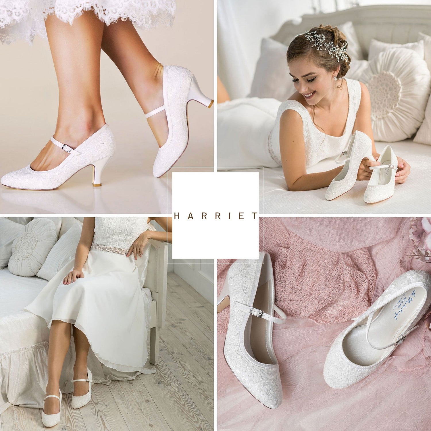 Dorothea Block Heel Wedding Shoes | Dorothea Bridal Shoes | Phoenix England
