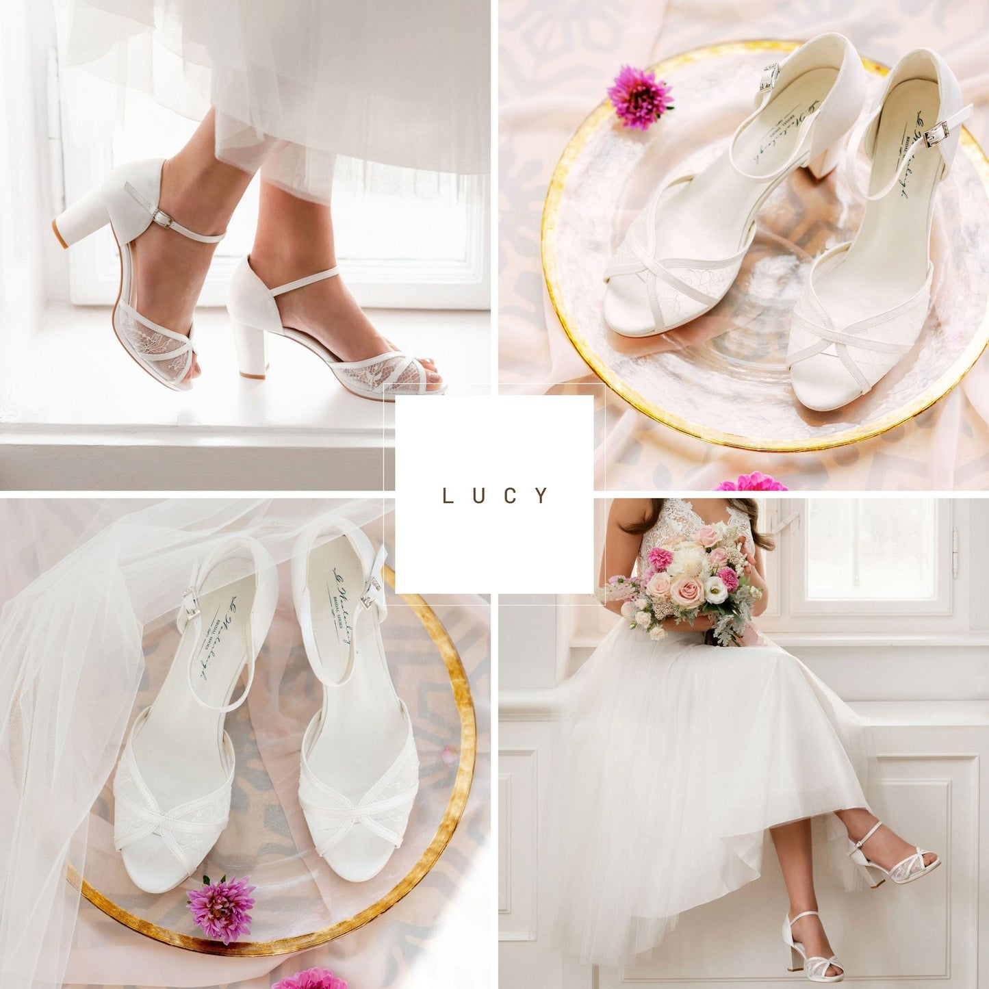 Bridal shoes best sale platform block heel