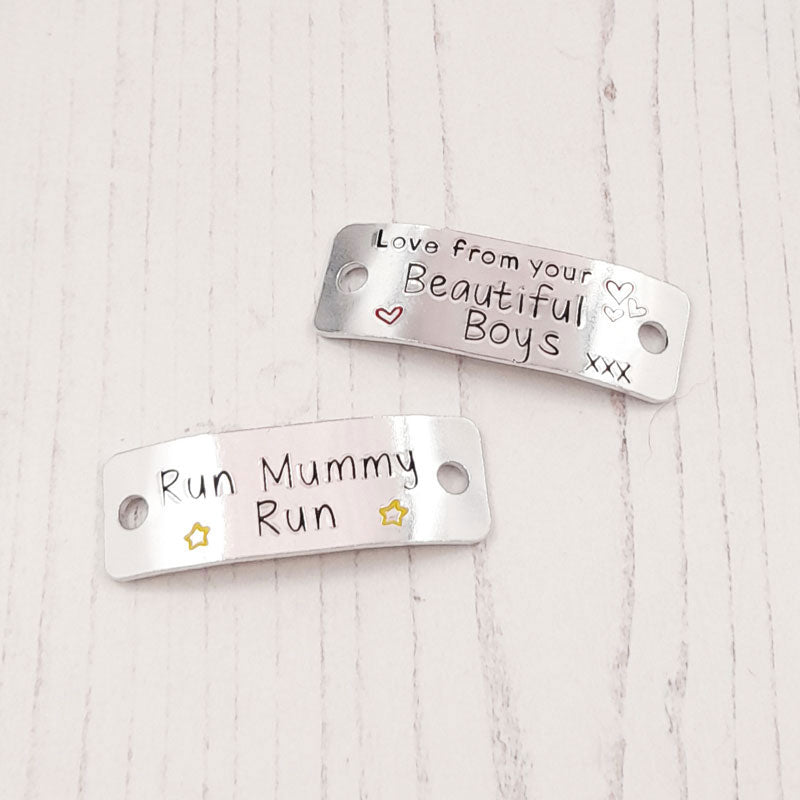 Personalised Trainer Tags | Metal Trainer Tags