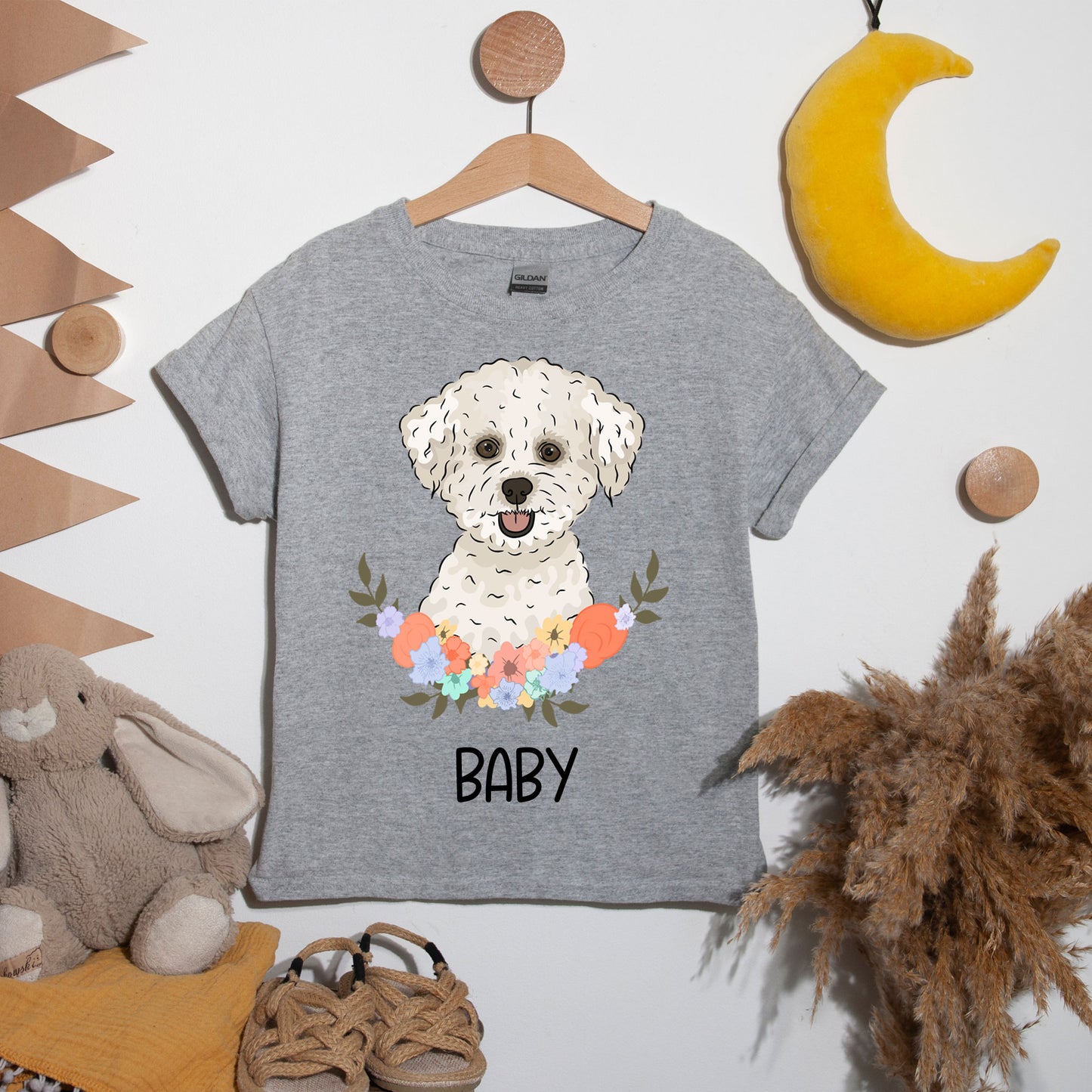 bichon-frise-kids-t-shirt