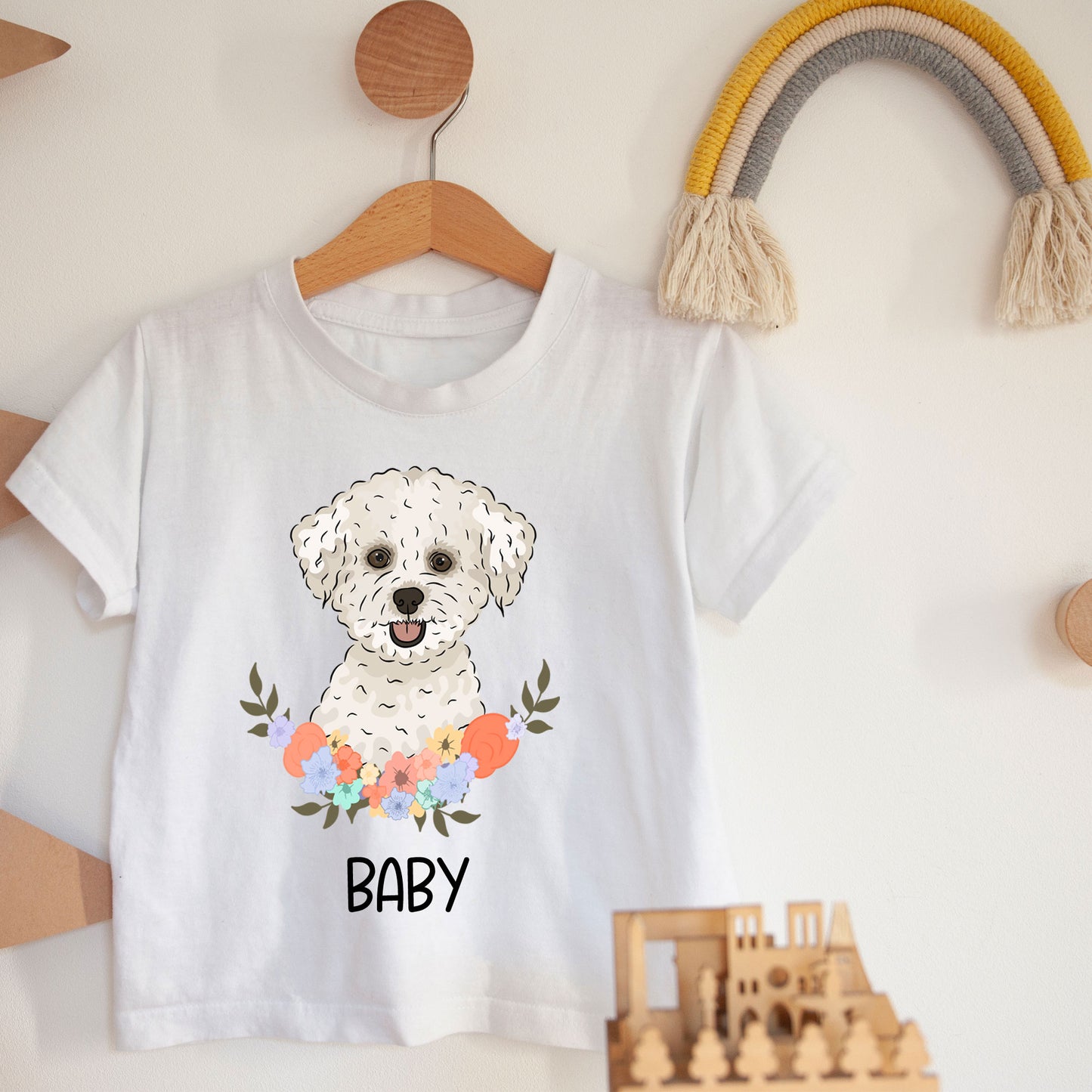 bichon-frise-kids-t-shirt