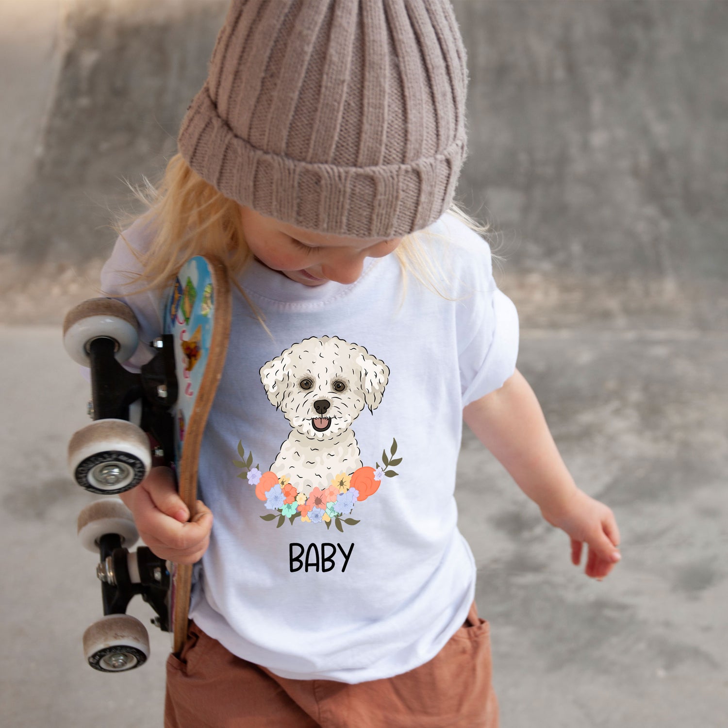 bichon-frise-kids-t-shirt