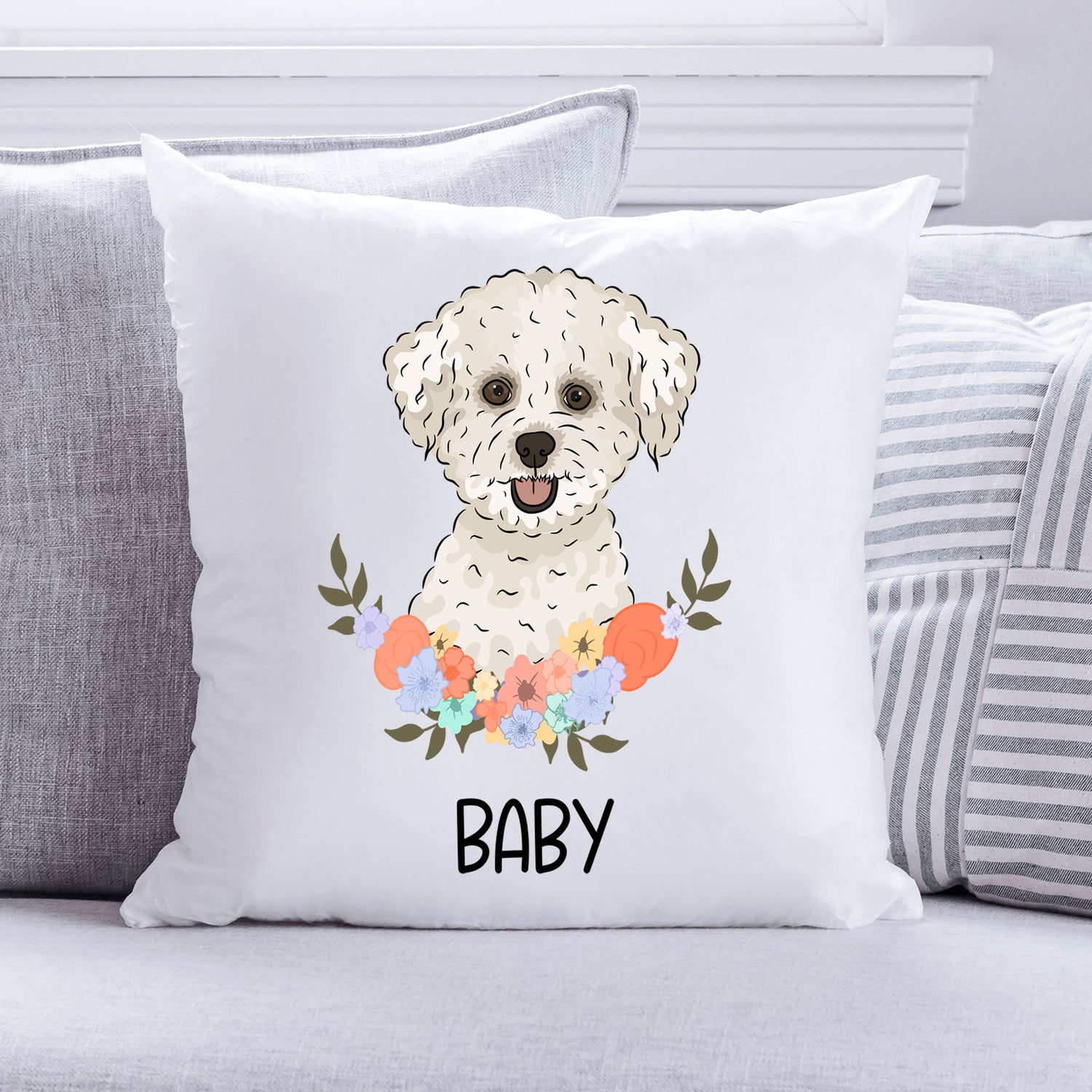 bichon-frise-cushion