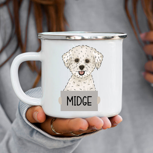 bichon-frise-enamel-mugs