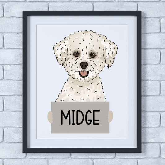 bichon-frise-wall-art