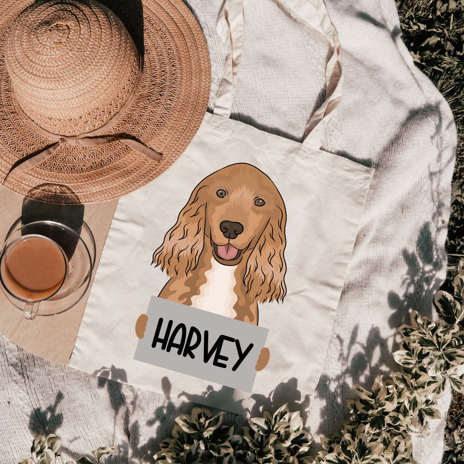 cocker-spaniel-shopping-bag