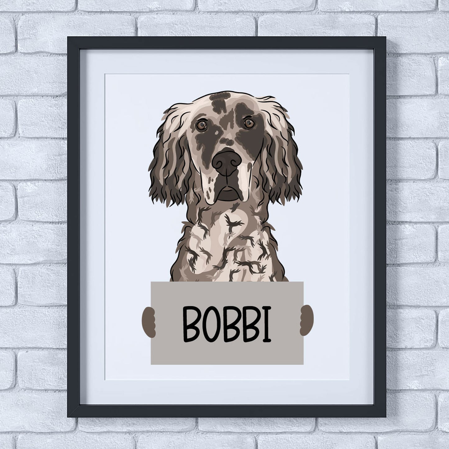 english-setter-wall-art