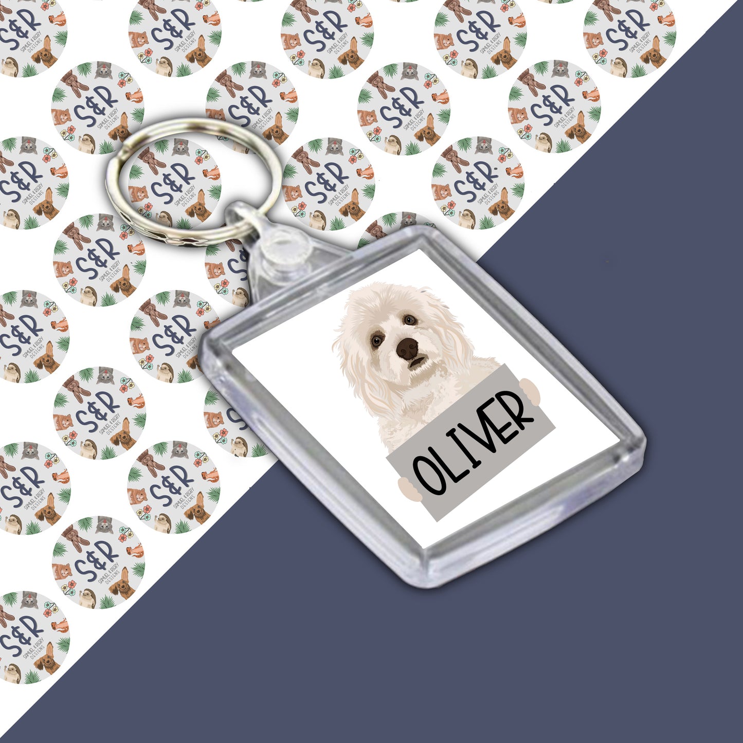 personalised-havanese-keyring