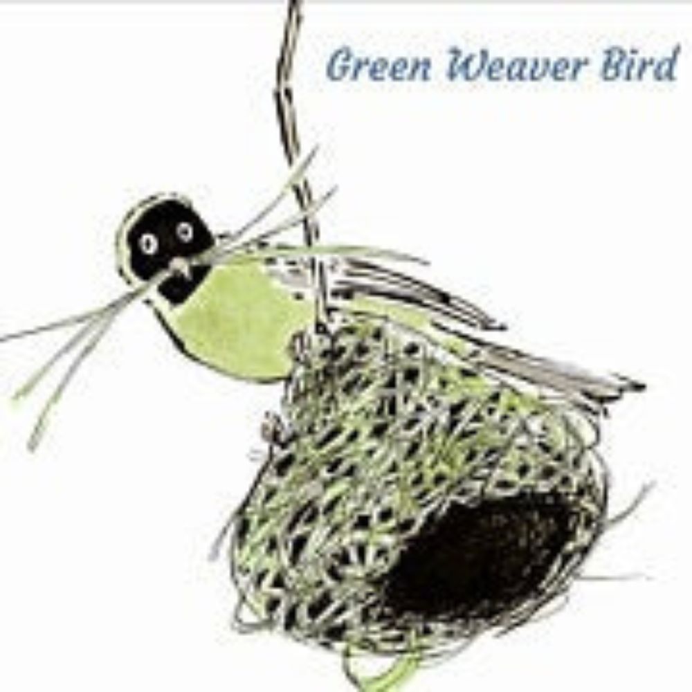 green weaver bird