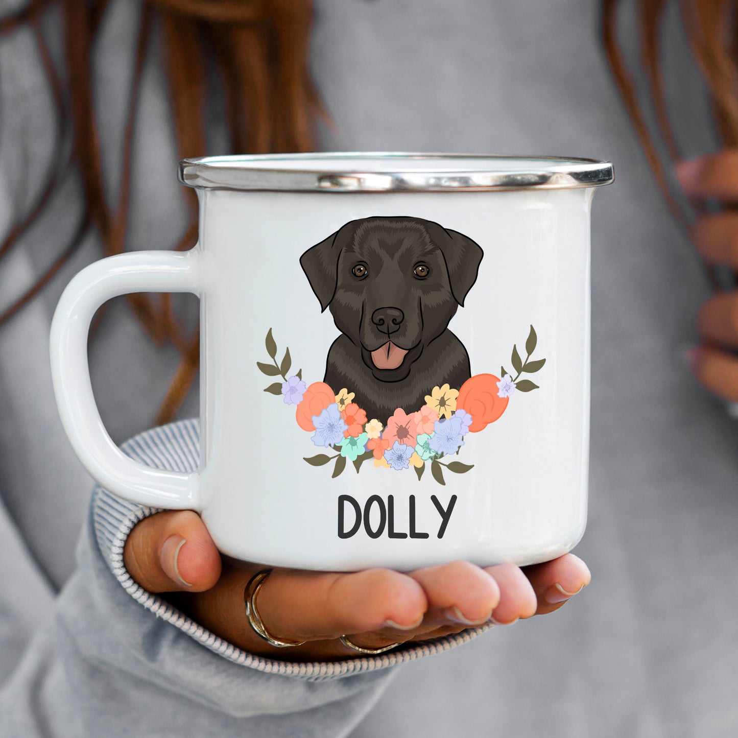 labrador-enamel-mug