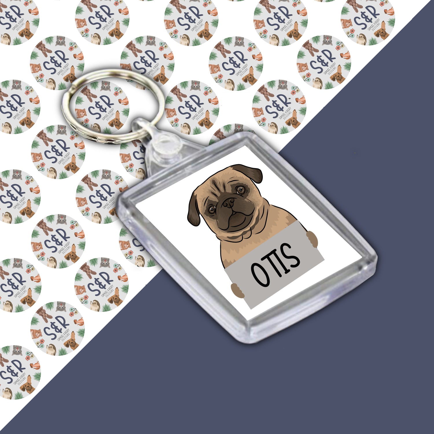 personalised-pug-keyring