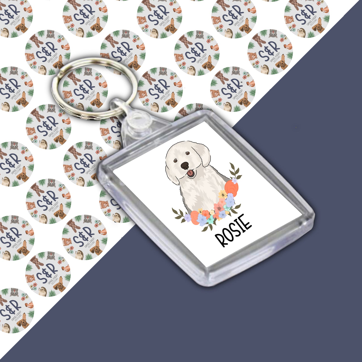 english-sheepdog-keyring