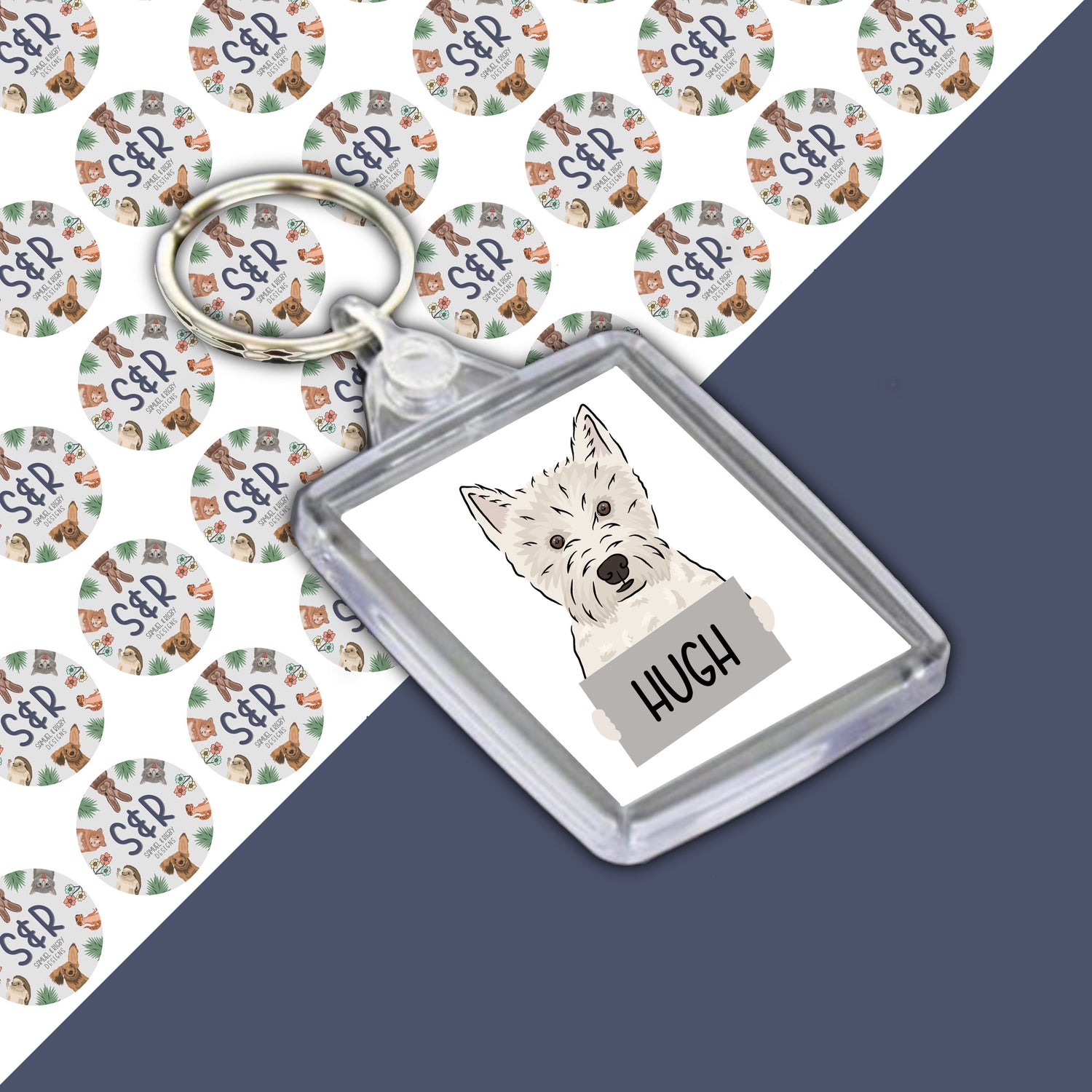 personalised-westie-keyring