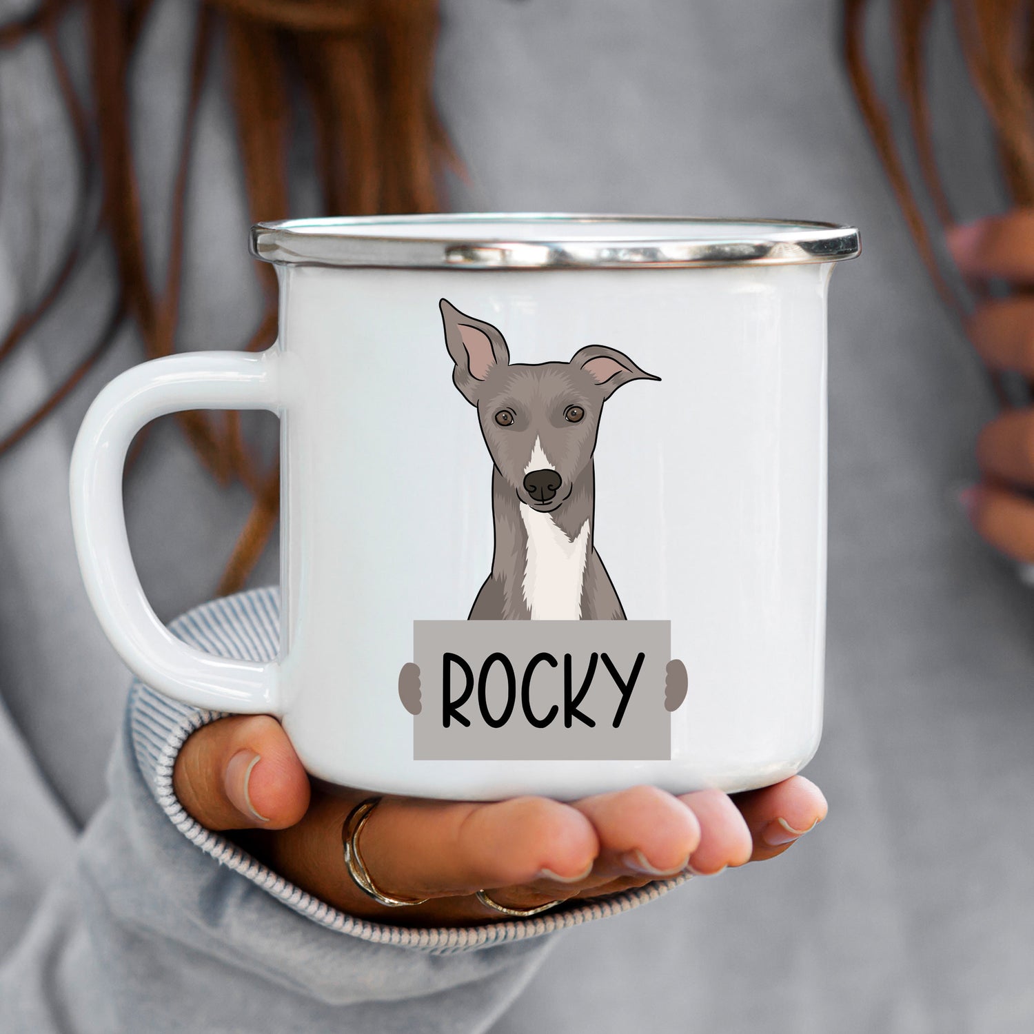 whippet-enamel-mugs